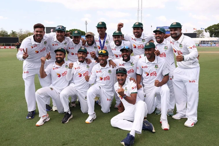 অস্ট্রেলিয়াকে হারিয়ে ইতিহাস গড়ল বাংলাদেশের ক্রিকেট দল